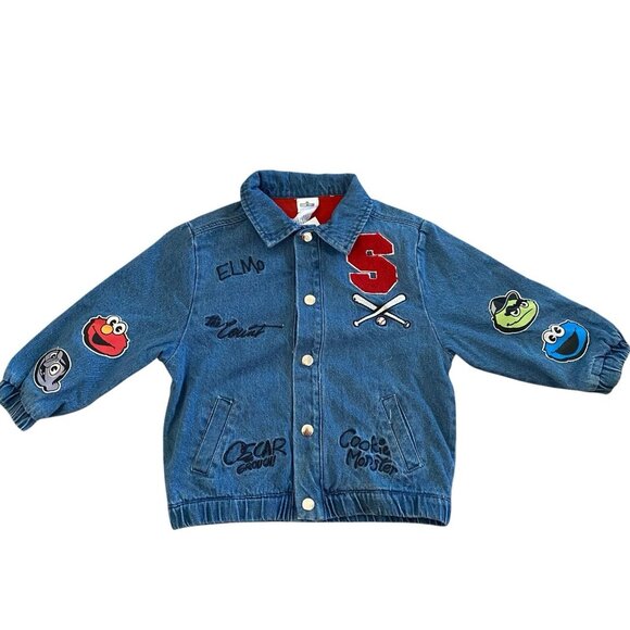 Sesame Street Toddler Denim Jacket Size 5T New - Picture 3 of 9